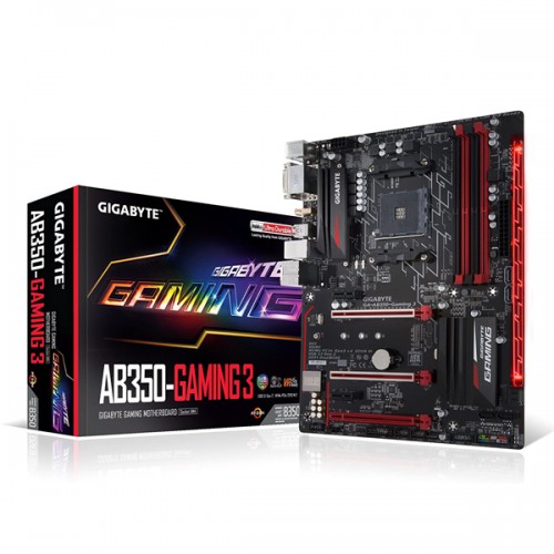 MOTHERBOARD GIGABYTE GA-AB350-GAMING 3