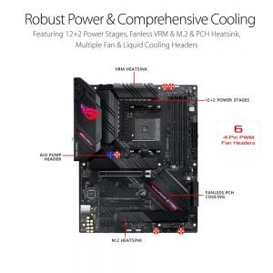 TARJETA MADRE ASUS ROG STRIX B550-F GAMING AM4/AMD/DDR4/DHMI 2.1