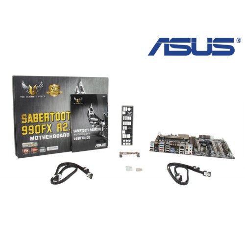 TARJETA MADRE ASUS SABERTOOTH 990FX R3.0 4DDR3 3PCIe16 USB3 SOC AM3+Ca