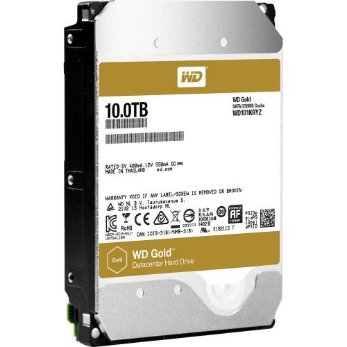 DISCO DURO 10TB SATA 3.5" WESTERN DIGITAL GOLD