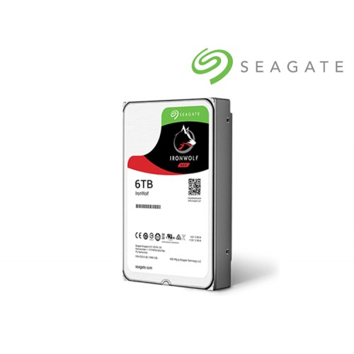 DISCO DURO INTERNO SEAGATE 6TB ST6000VN0041 SATA 3.5" IRONWOLF (NAS)
