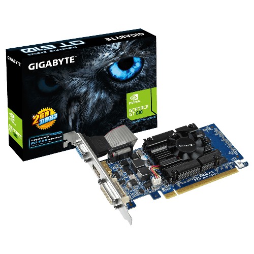 TARJETA DE VIDEO GIGABYTE GT610 2GB DDR3 GV-N610-2GI