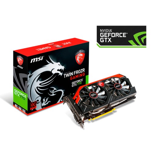 TARJETA DE VIDEO MSI N770 2 GB DDR5/OC GAMING