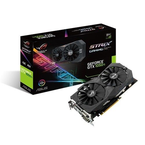 TARJETA DE VIDEO ASUS STRIX-GTX1050TI-O4G-GAMING 4GB GDDR5 128BIT DVI/