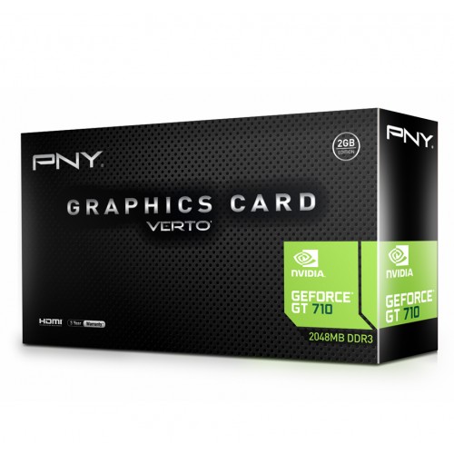 TARJETA DE VIDEO PNY GT 710 1GB DDR3 PCIe2.0 VCGGT710XPB