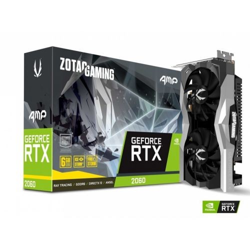 TARJETAS DE VIDEO ZOTAC GEFORCE RTX 2060 AMP 6GB/DDR6/192BIT