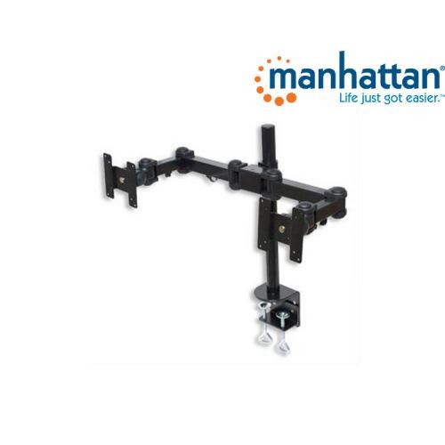 SOPORTE UNIVERSAL MANHATTAN DOBLE MONITOR 24" 6KG 420808 420808