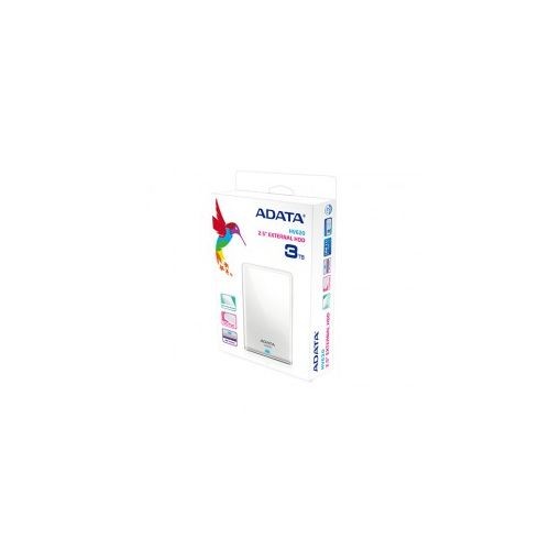 DISCO DURO EXTERNO ADATA 3TB HV620 3TB BLANCO AHV620-3TU3-CWH