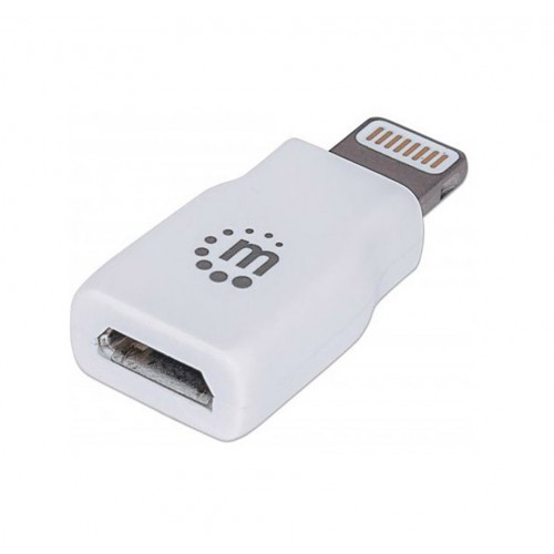 ADAPTADOR MANHATTAN ILYNK MICRO USB - LIGHTNING IPHONE 5 390620