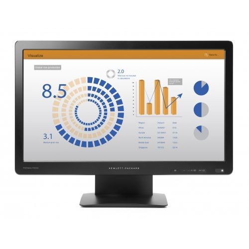 Monitor Hp P202va Led 19.5 1366 X 768 5ms Vga 60hz Negro (p