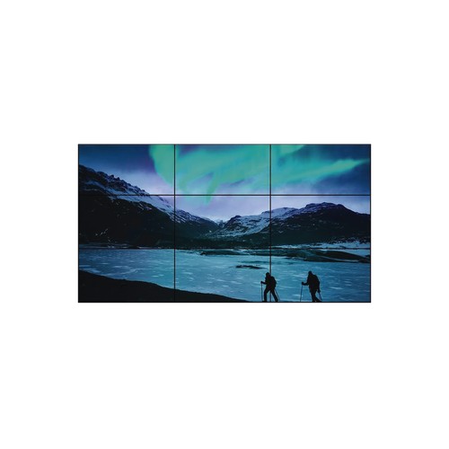 Videowall 2x2 con 5 pantallas FullHD de 55, controlador versión 6 y montajes para instalación en pared