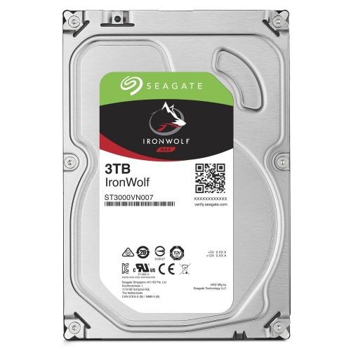 DISCO DURO INTERNO SEAGATE 3TB 3.5 ST3000VN007 64MB 5900RPM IRONWOLF