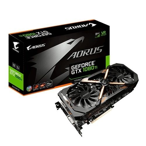 TARJETA DE VIDEO GIGABYTE GV-N108TAORUS-11GD AORUS GTX 1080 Ti 11G D5 352B PCIE 3xDP/HDMI