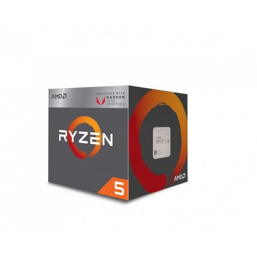 AMD RYZEN 5 2400G, W5 3.6 GHZ 65W SOC AM4 RADEON RX VEGA GRAPHICS (YD2