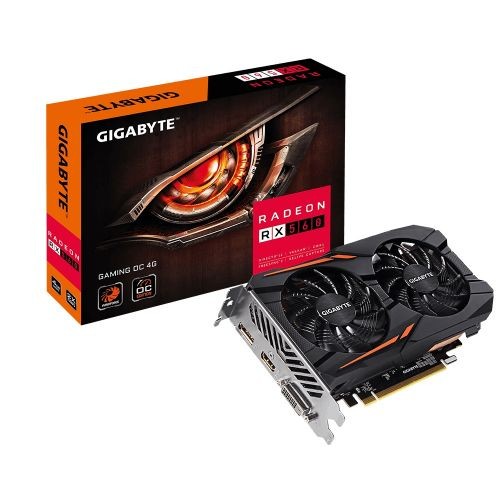 TARJETA DE VIDEO GIGABYTE RX 560 GAMING OC 4GB/DDR5/128BIT