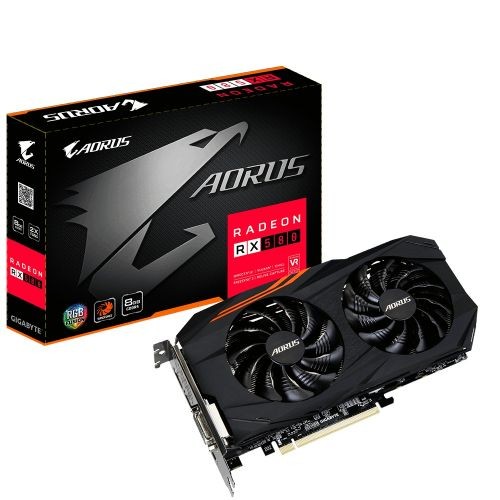 TARJETA DE VIDEO GIGABYTE RX 580 AORUS 8GB/DDR5/256B