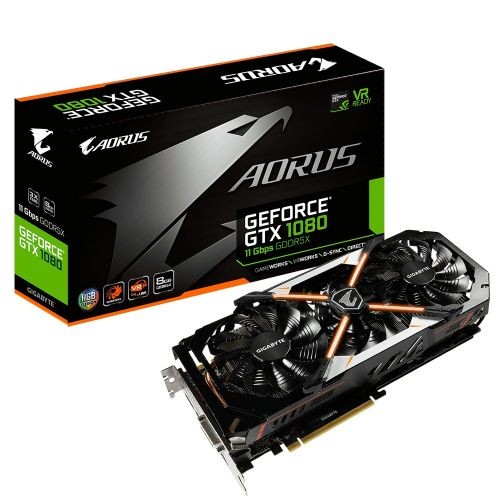 TARJETA DE VIDEO GIGABYTE GTX 1080 AORUS 8GB/DDR5/256BIT