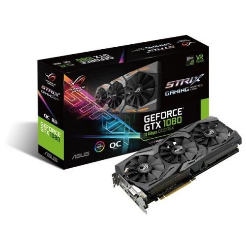 TARJETA DE VIDEO ASUS ROG-STRIX-GTX1080-O8G-11GBPS GDDR5X 8GB DVI/HDMI