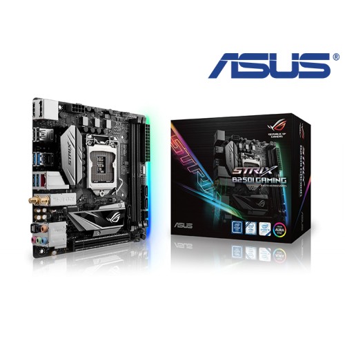 TARJETA MADRE ASUS STRIX B250I GAMING 6GB LED,LAN, Wi-Fi/ M.2 and SATA