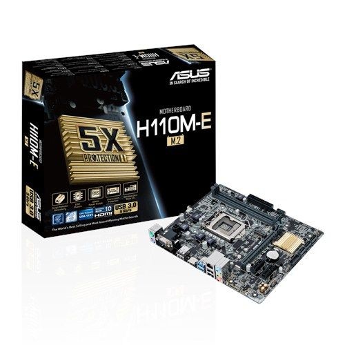 TARJETA MADRE ASUS TARJETA MADRE ASUS H110M-E/M.2 DDR4 GAMING AUDIO USB 3.0 HDMI 1151 H110M-E/M.2