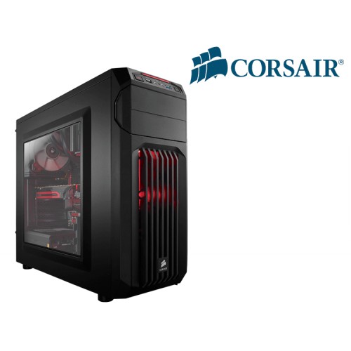 GABINETE CORSAIR SPEC-01 CARBIDE NEGRO LED ROJO CC-9011050-WW