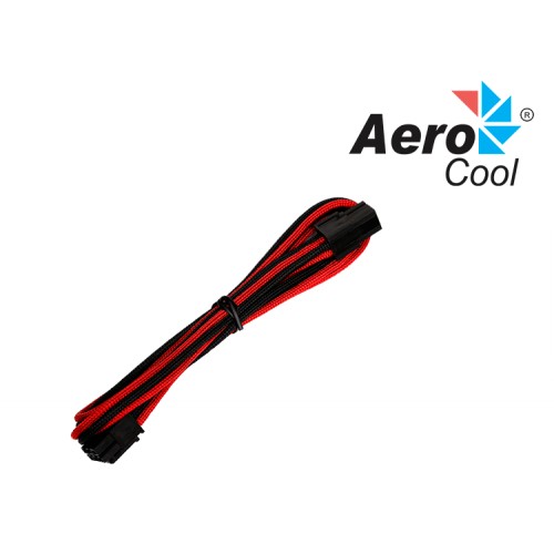 Cable 6pin PCI-E 45cm Negro/Rojo AEROCOOL EN56047