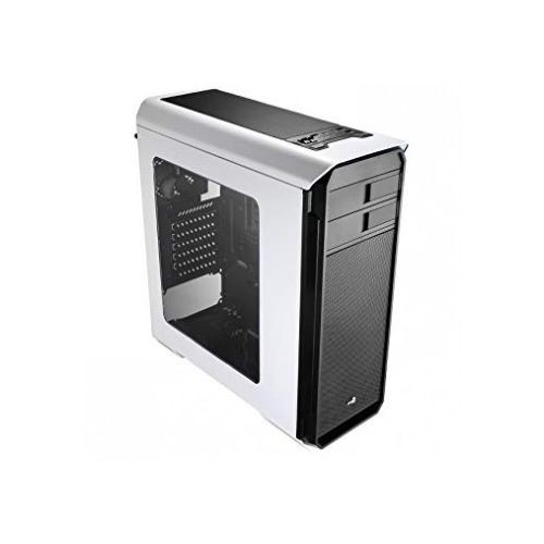 GABINETE AEROCOOL AERO-500 RGB WHT,LECT SD,FAN CTRL,ATX