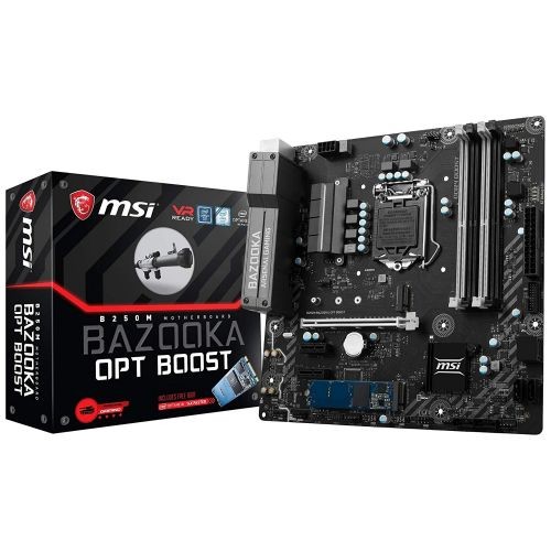 MOTHERBOARD MSI B250M BAZOOKA OPT BOOST 1151, 4 DDR4, MATX B250M BAZOOKA OPT BOOOST