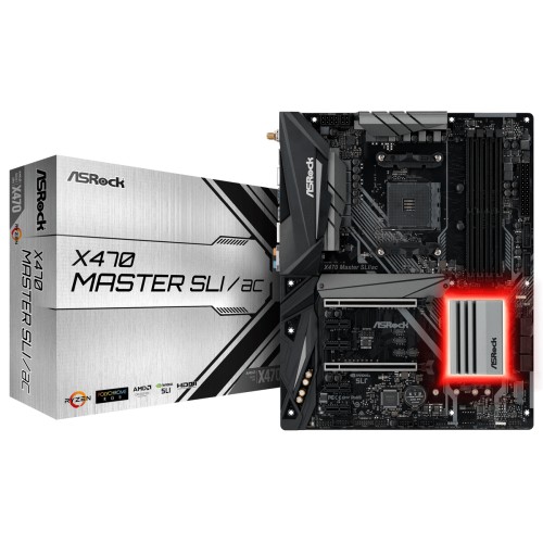TARJETA MADRE ASROCK X470 Master SLI/ac HDMI DDR4 USB 3.1 SOC AM4
