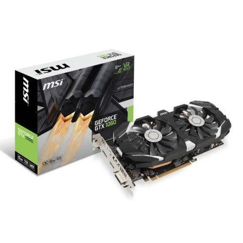 TARJETA DE VIDEO MSI GTX 1060 6GT OCV1 6GB/DDR5/192BIT