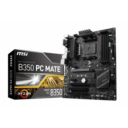 MOTHERBOARD MSI B350 PC MATE AM4 4 DDR4 ATX