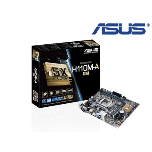 TARJETA MADRE ASUS H110M-A/M.2 DDR4 HDMI/DVI USB 3.0 1151