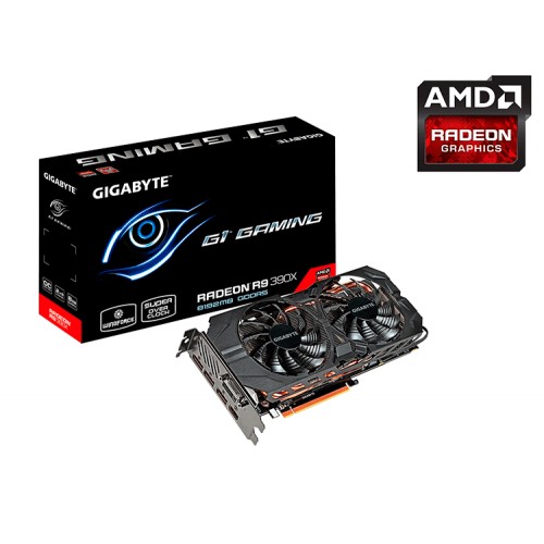TARJETA DE VIDEO GIGABYTE R9 390X 8GB DDR4 GV-R939XG1 GAMING-8GB