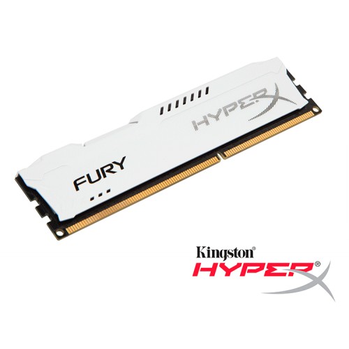 Memoria RAM DDR3 8GB 1600MHZ HYPERX FURY WHITE KINGSTON HX316C10FW/8