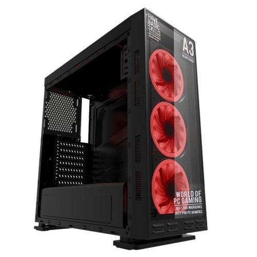 GABINETE EAGLE WARRIOR BLADE A3 ROJO ATX S/FTE USB 3.0 CGBLADEA3-2EGW