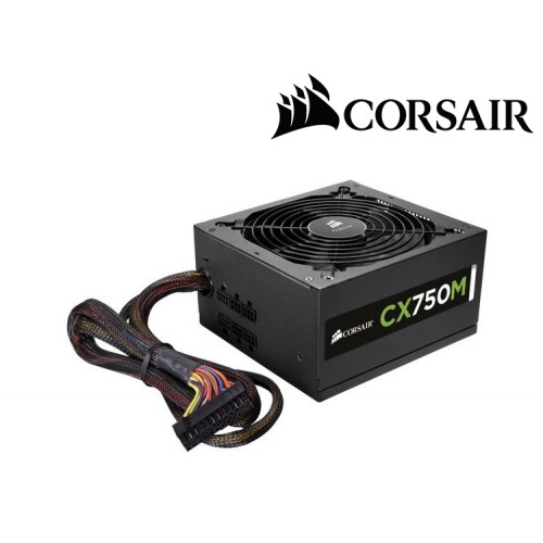 FUENTE DE PODER CORSAIR CX750M 750W 80 PLUS BRONZE
