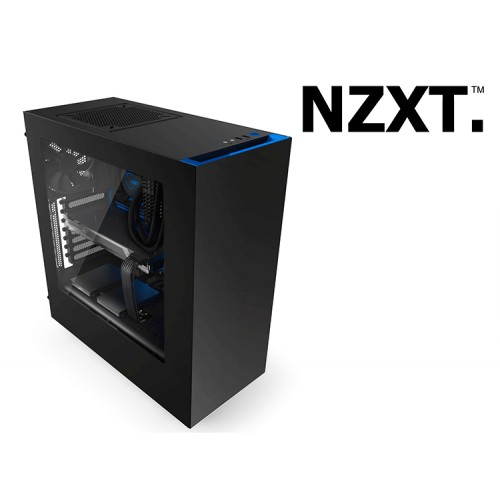 GABINETE NZXT SOURCE S340 NEGRO CON AZUL CA-S340MB-GB