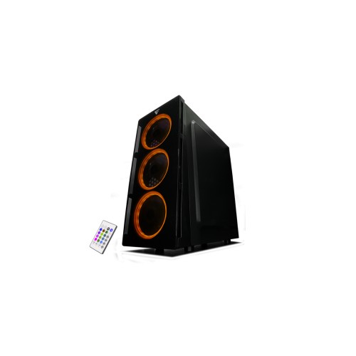 GABINETE GAME FACTOR ATX MICRO ATX ACRILICO 3 VENT RGB S/FTE CSG501
